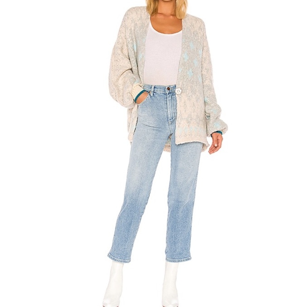 Free People Winter Wonderland Oversized Cardigan